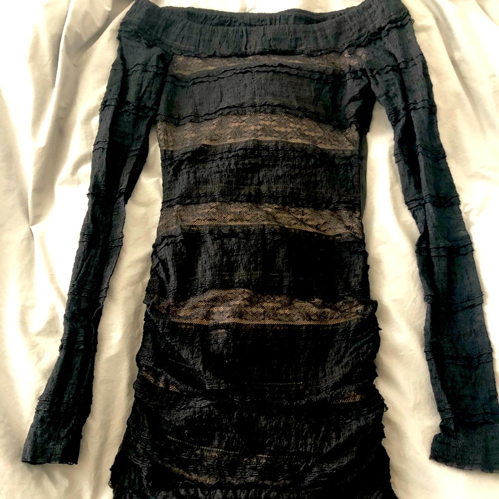 BCBGMAXAZRIA black cocktail dress